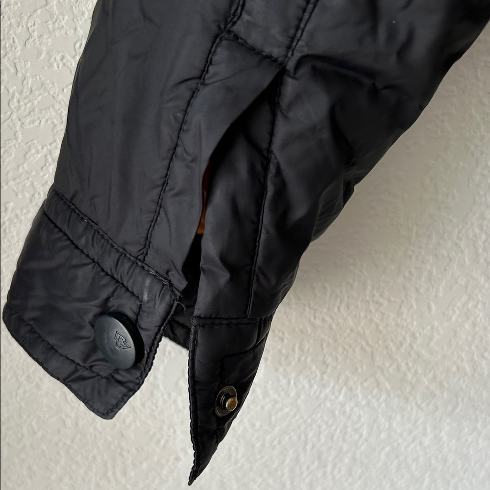 Men's Black Insulated Coat Race Face size L - Picture 11 of 13